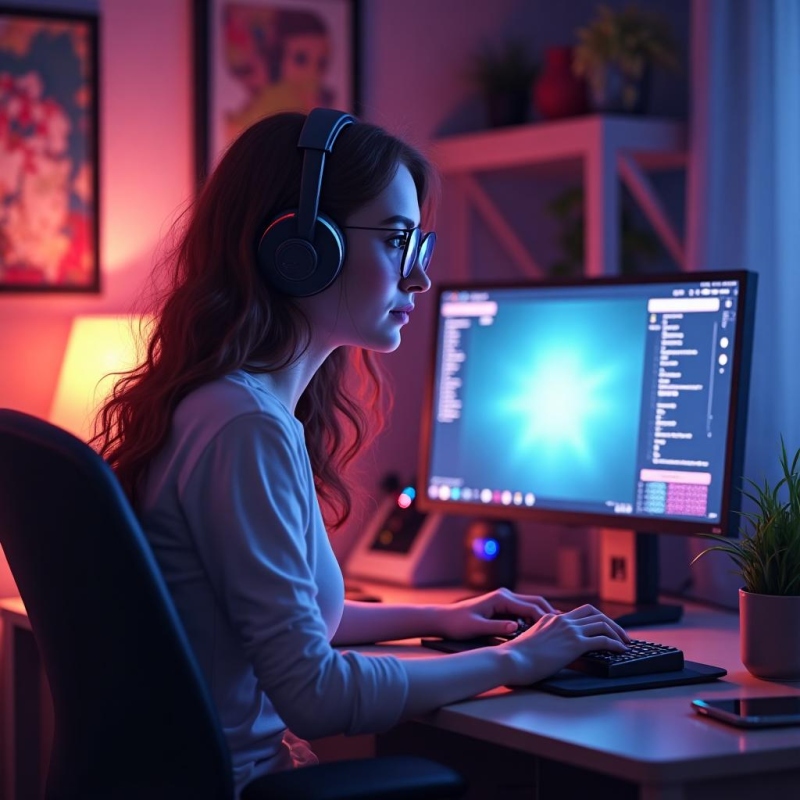 Nerdy tech savvy neighbour