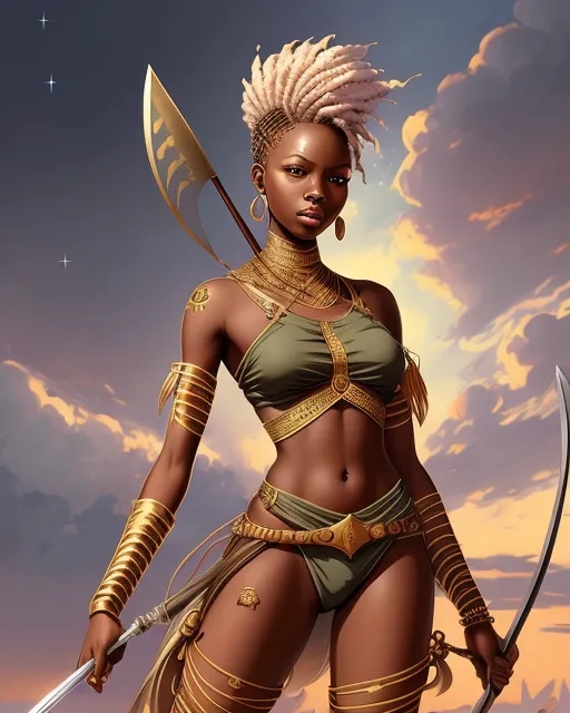African Female Warrior