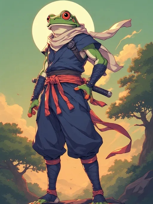 Kero-san  the Ninja frog