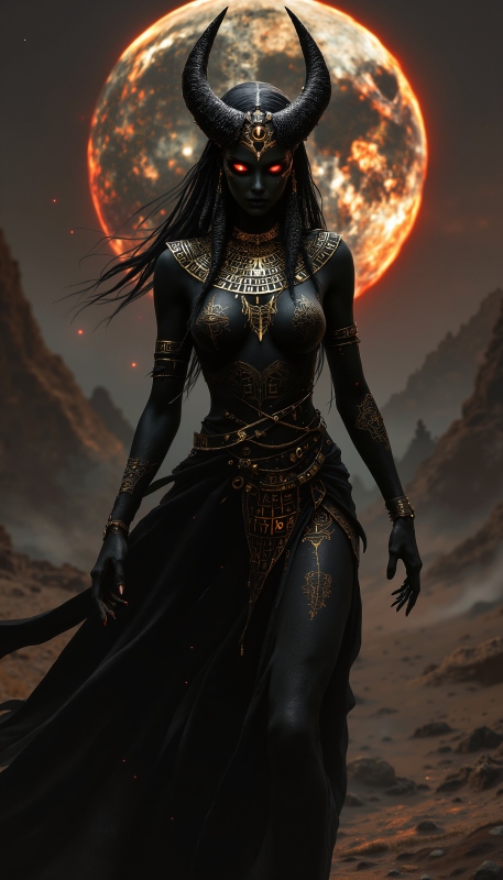 Demonic Egyptian Goddess