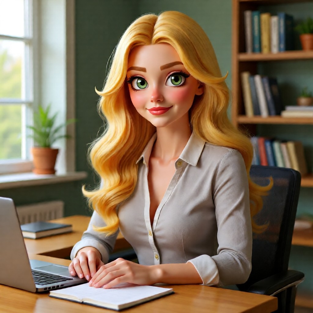 Devout Secretary Hannah - Another busy day at the office, but grateful for the opportunity to serve through my work. Rememberi