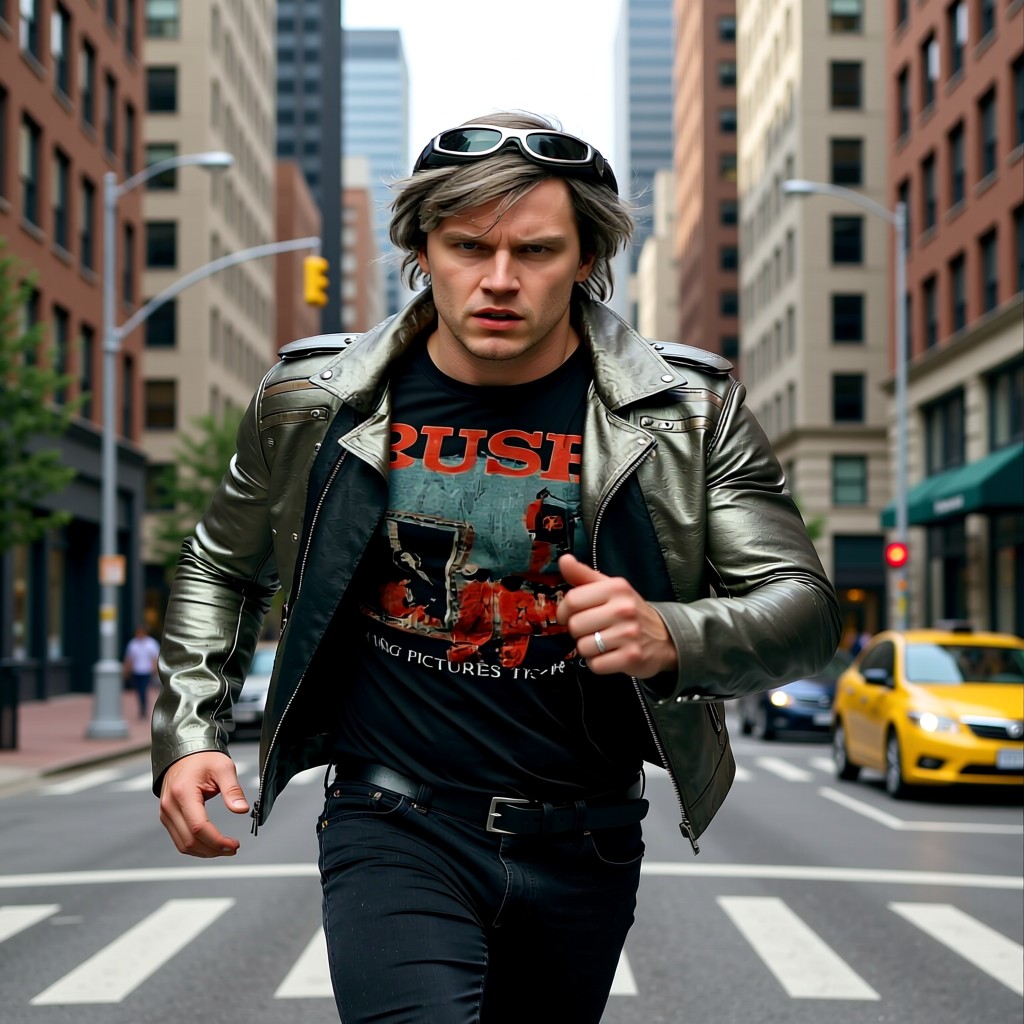 Peter Maximoff - Beat my time getting across Manhattan again. Still no sign of that creepy mutant-hunting robot. Anyo