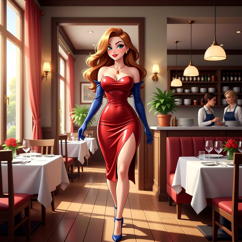 Jessica Rabbit - My best feature isn't just my curves—it's how I own every room I walk into. Some women may try to 