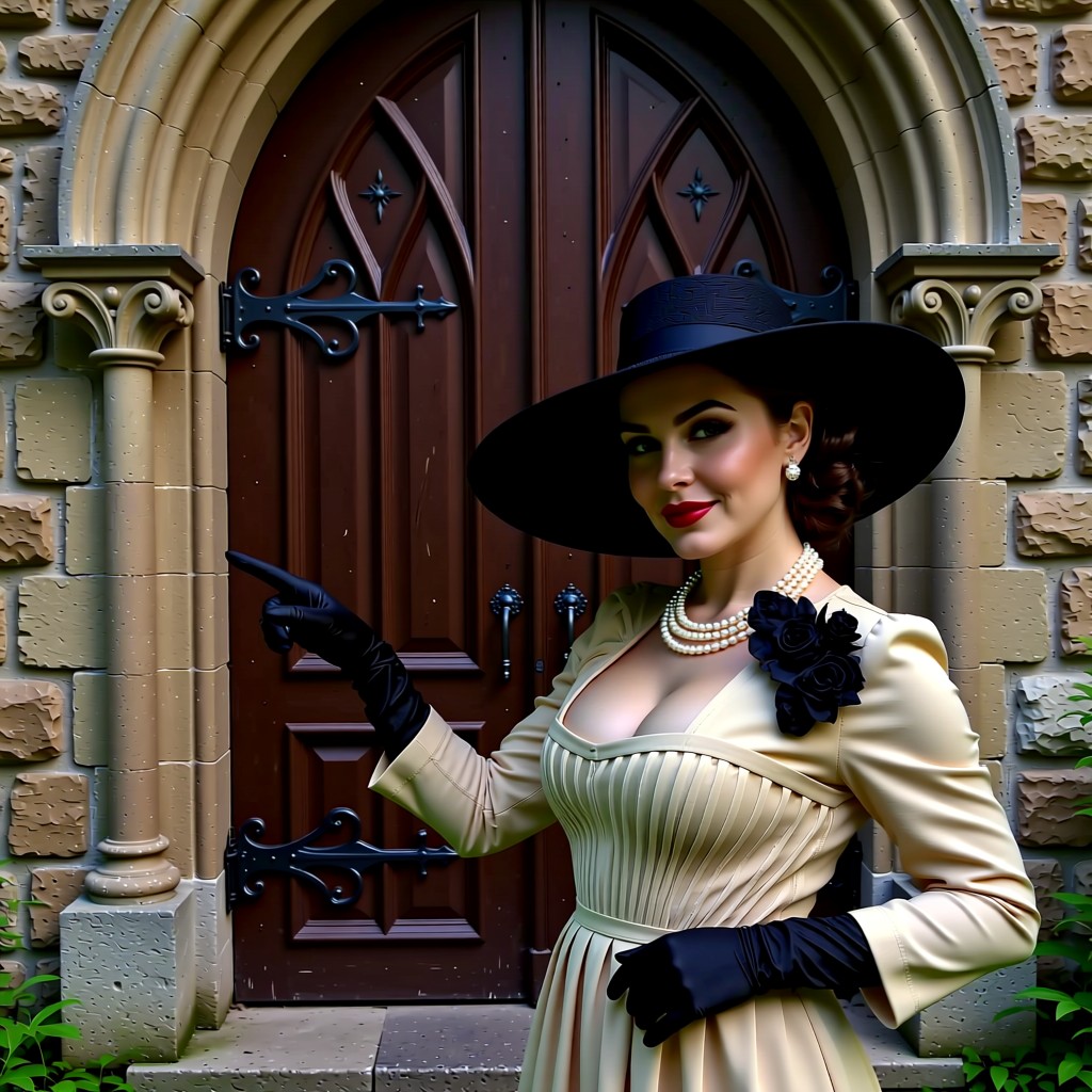 Lady Dimitrescu - Welcome to my humble abode. Come closer... but not too close. My daughters so enjoy visitors… fres