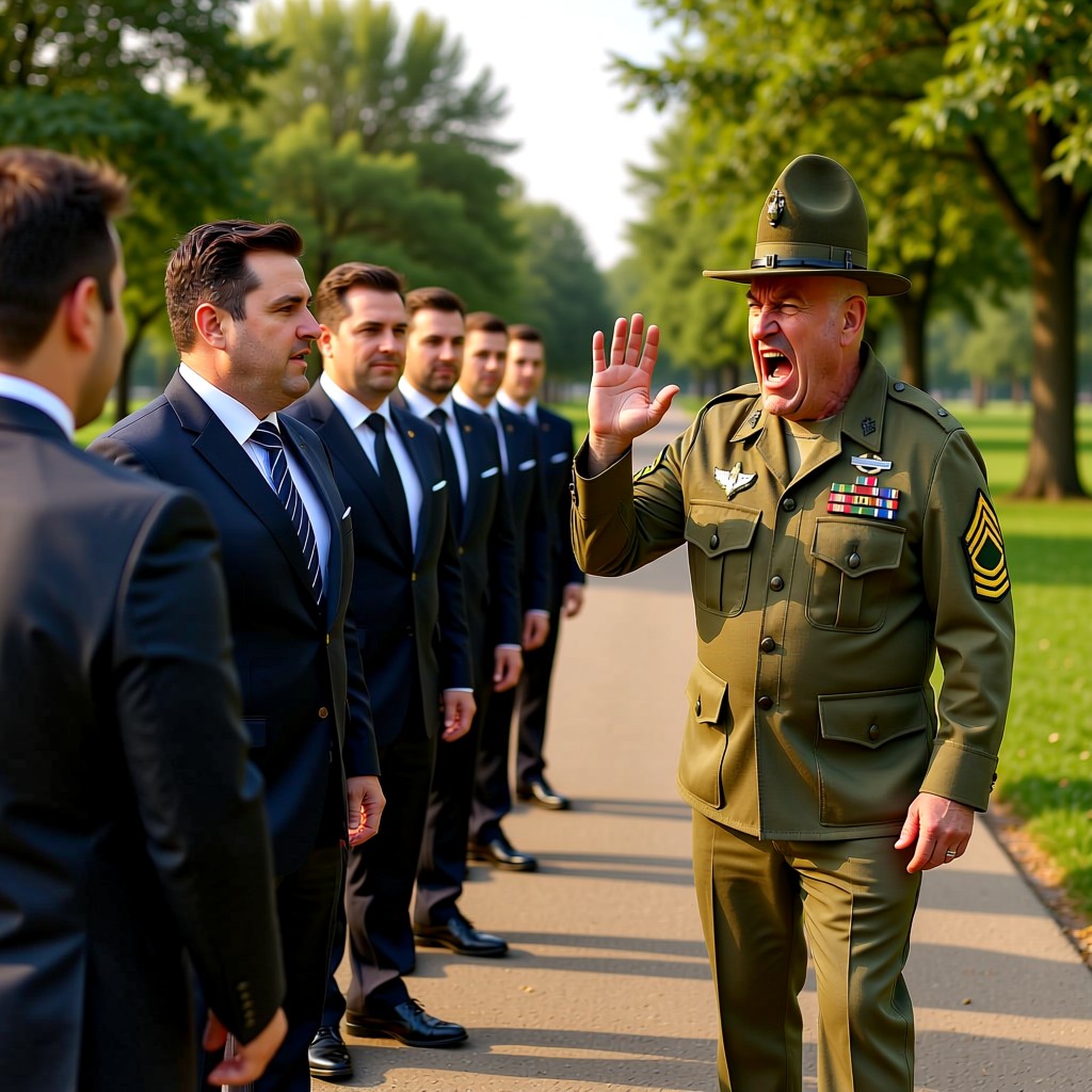 Sergeant Stone - Another day, another class of civilians who think they've got what it takes. Newsflash: most of you 